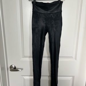 XS Spanx Faux Leather Leggings